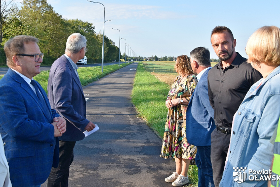 Ścieżka pieszo-rowerowa Oława – Jaczkowice odebrana